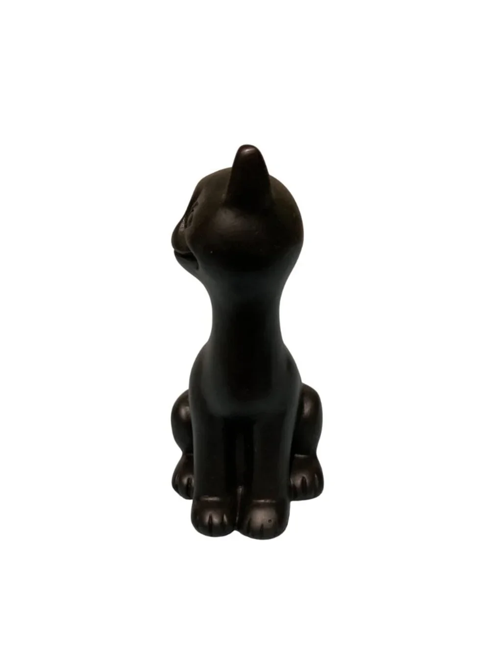Primitive Look Lucky Black Bog Cat Good Luck Figurine Halloween Decor